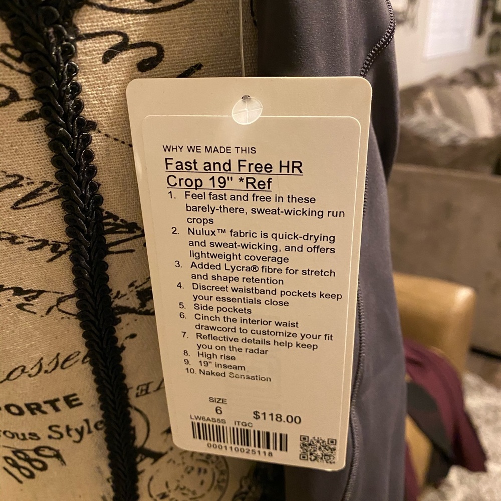 Fast And Free HR Crop 19” Ref 19” inseam - Picture 3 of 3